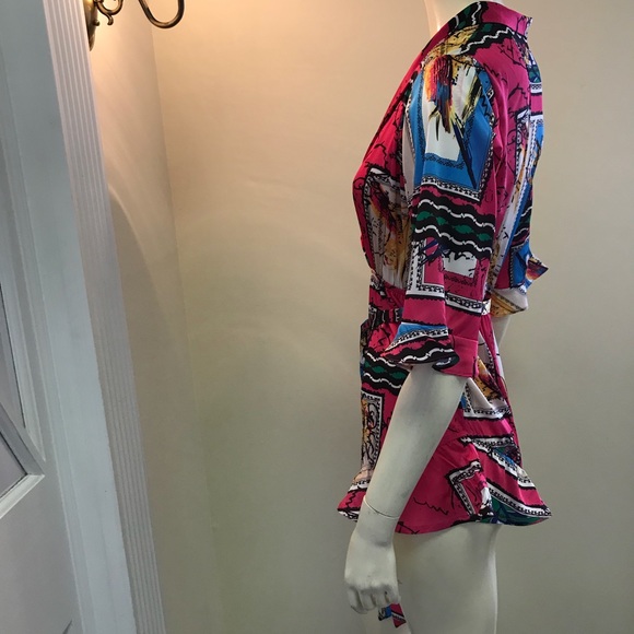 Paris Passion Kimono Romper - Picture 2 of 3